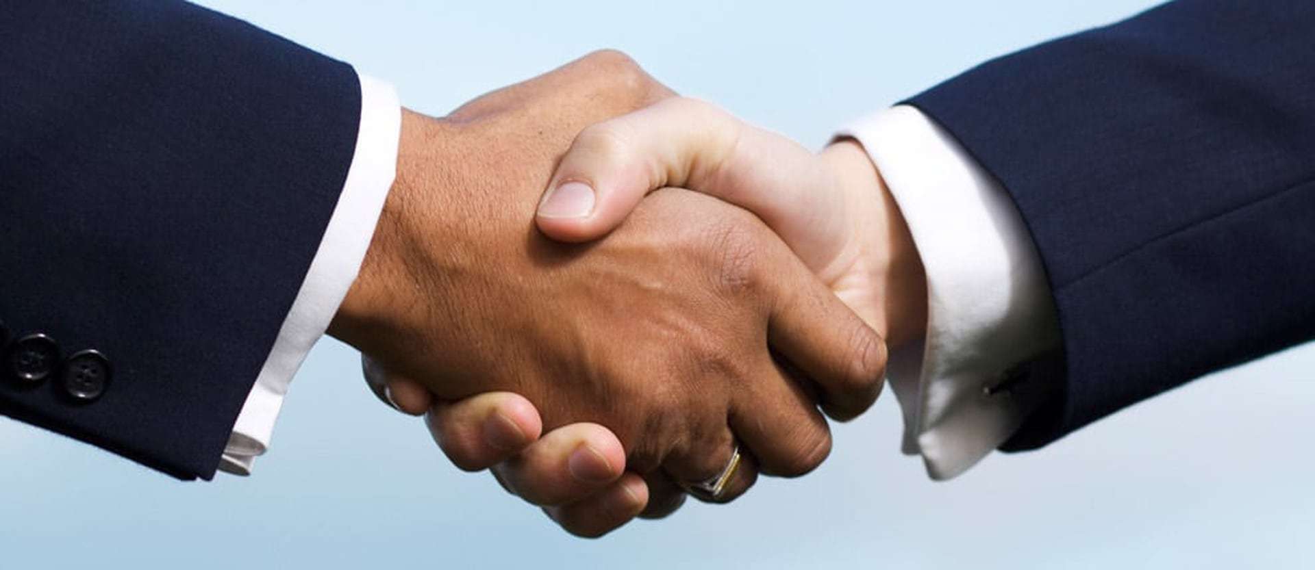 Handshake after Legal Settlement